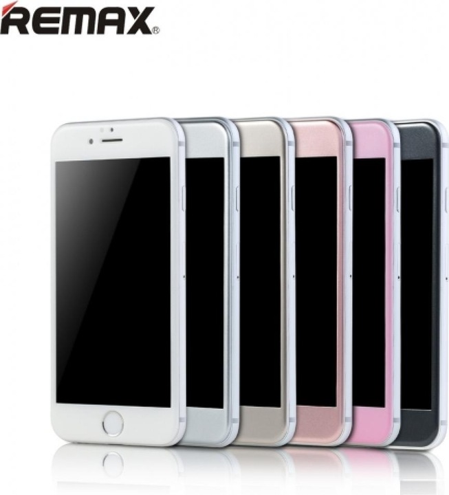 Actual product image Remax iVisor Tempered iPhone 6/6S Plus Protective Glass with Aluminium Frame (1 Piece, Apple iPhone 6, Apple iPhone 6s Plus)