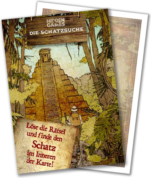 Actual product image Hidden Games The treasure hunt - puzzle card (German, 1 Players)