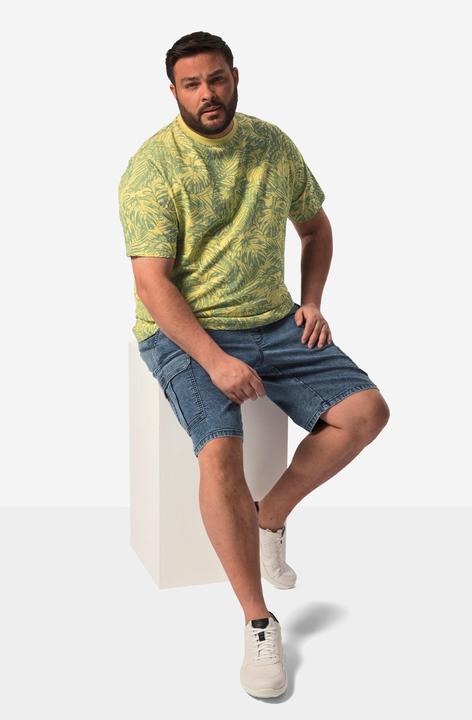 Actual product image Men+ T-Shirt, Halbarm, Blättermuster, bis Gr. 84/86 (68)
