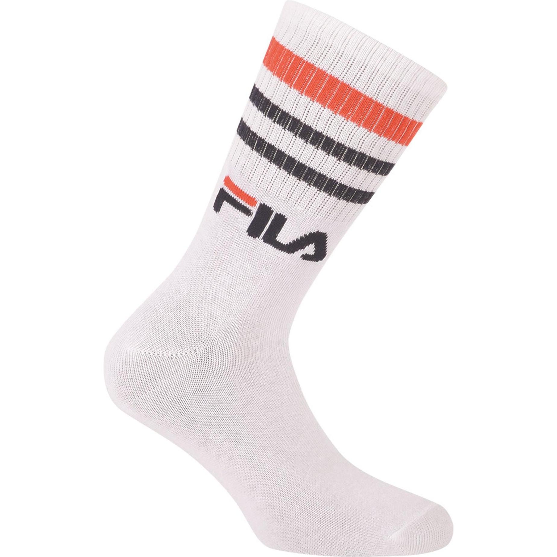 Thumbnail - FILA, Herren, Socken, Socks 6 Pack Unique, Weiss, (6er Pack, 43 - 46)