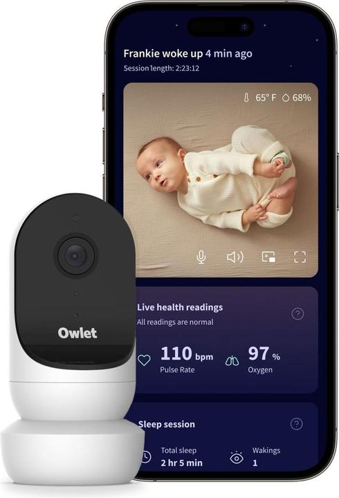 Immagine prodotto Owlet Camma 2, bianca (Video e audio, 30 m)