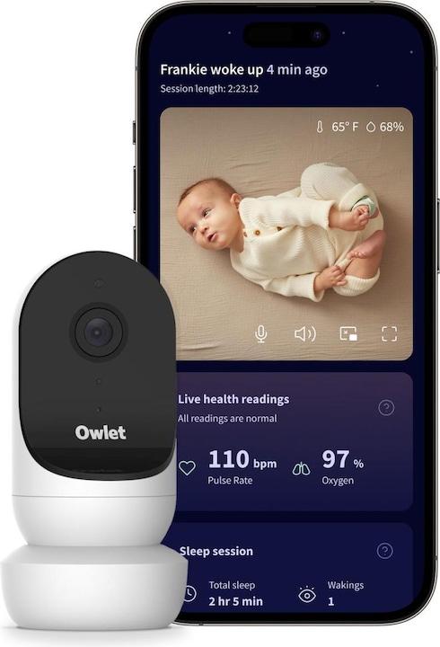 Produktbild Owlet Cam 2 (Babyphone mit Kamera, 30 m)