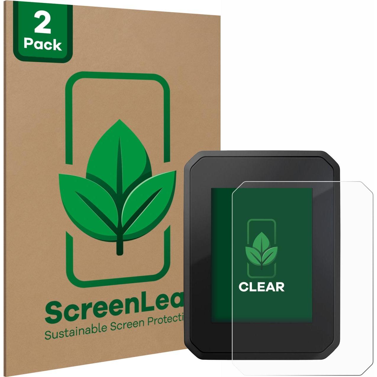 ScreenLeaf, Fahrzeug Navigation Zubehör, Schutzfolie nachhaltiger Displayschutz Displayschutzfolie Folie Klar Transparen...