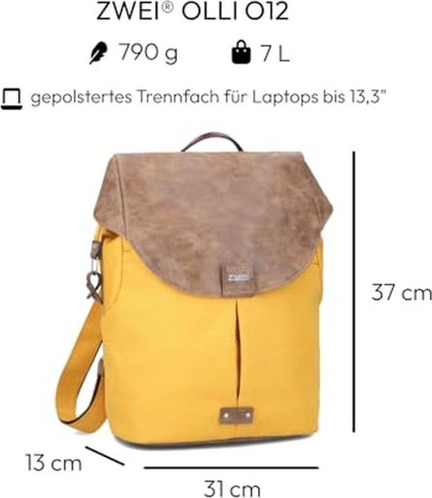 Produktbild Zwei Laptoprucksack Olli O12 (7 l)