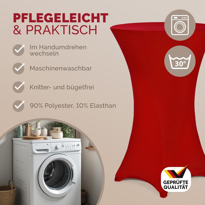 Produktbild Detex 2x Stehtischhussen (60 x 120 cm)