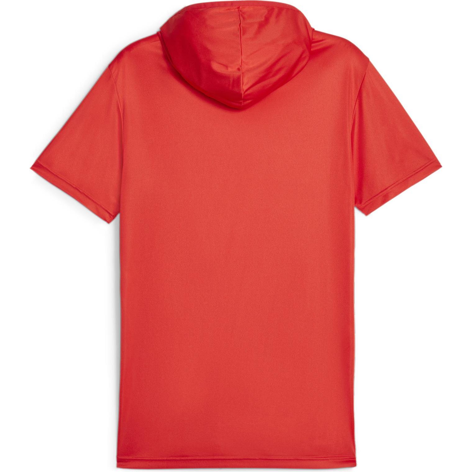 Puma, Herren, Sportshirt, Hoops Team SS Shooting Shirt (S), Rot, S