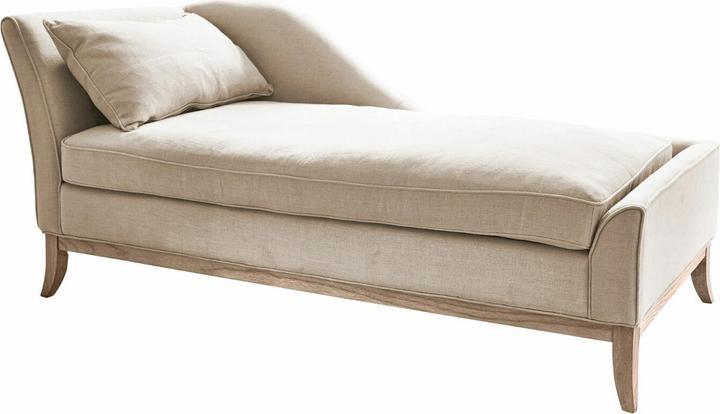 Produktbild Loberon Chaiselongue Alphonse beige (Recamiere)