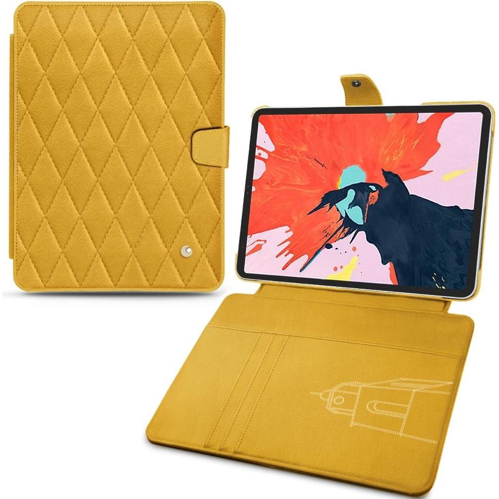 Noreve Lederschutzhülle Wallet (iPad Pro 11 2018 (1. Gen)), Tablet Hülle, Orange