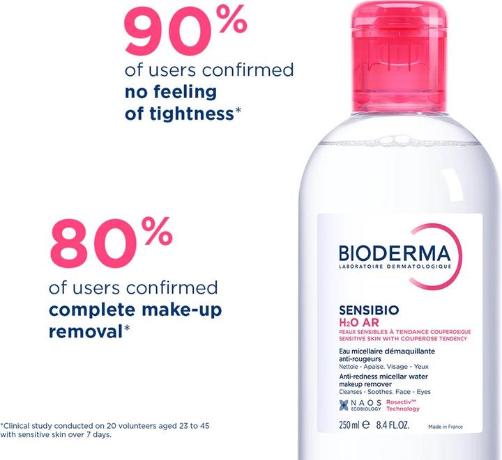 Actual product image Bioderma Sensitivity H2O (Micelle water, 250 ml)