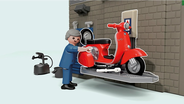 Image du produit Playmobil Atelier Vespa des années 60 (71620, Playmobil City Life)