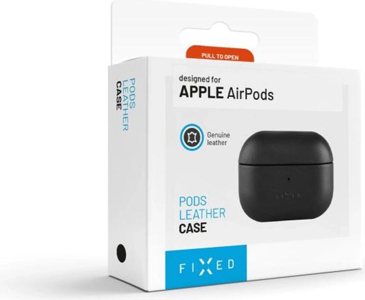 Image du produit Fixed PodsLeather pour Apple Airpods 3, noir