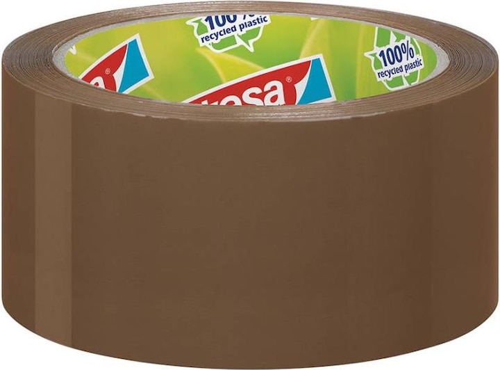 Produktbild tesa tesapack ECO & STRONG Paketband - Umweltschonendes Packband aus 100 % recyceltem Kunststoff (50 mm)