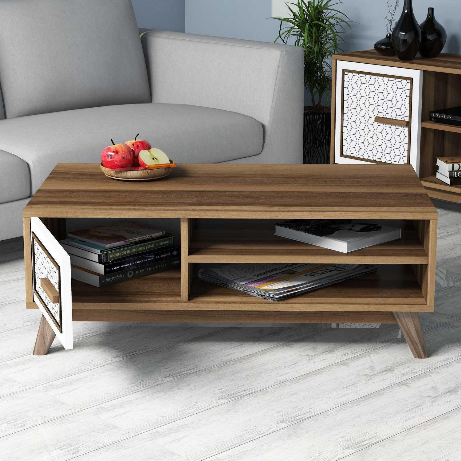 Hanah Home, Couchtisch + Beistelltisch, Gwen (105 x 38 x 60 cm)
