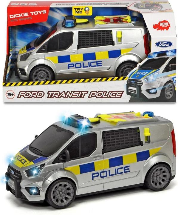 Produktbild Dickie Polizeiauto SOS N Polizei Ford Transit 28 cm