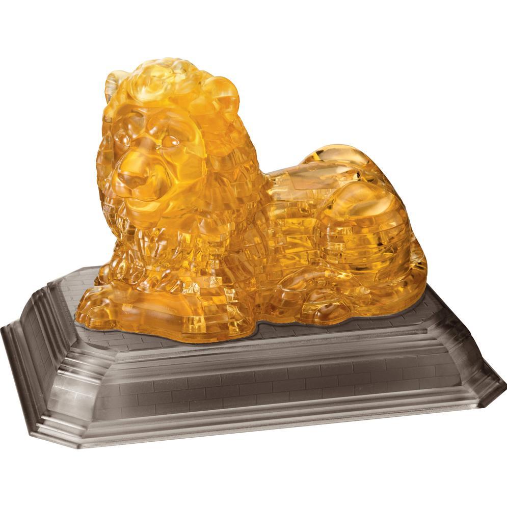 HCM Kinzel HCM59123 - Crystal Puzzle: 3D Löwe - Gross, 97 Teile, ab 14 Jahren (DE-Ausgabe) (97 Teile)