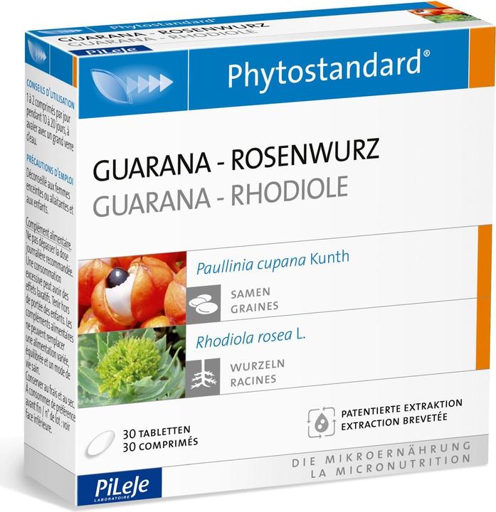 Immagine prodotto Phytostandarts Guaranà - compressa di radice di rosa (30 Pezzo/i, Pillole, 35 g)