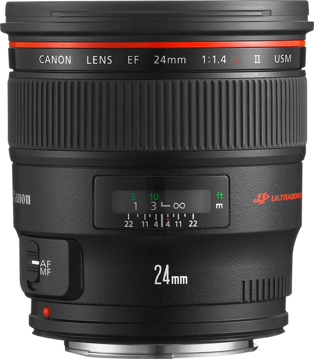 Canon EF 24mm f/1.4L USM II (Canon EF, Full-frame)