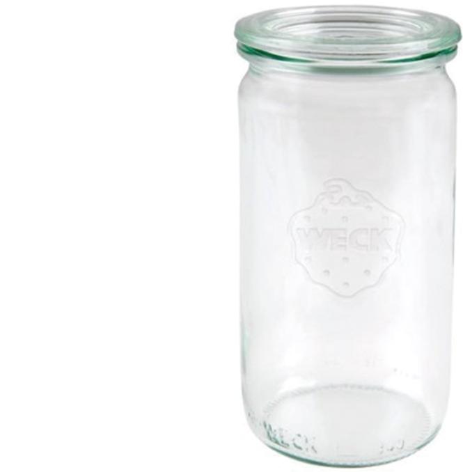 Image du produit Weck Verre cylindrique 340ml RR60 avec couvercle (1 pcs, 0.34 l)