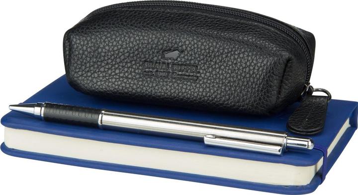 Actual product image Braun Büffel Prato leather key case 9 cm