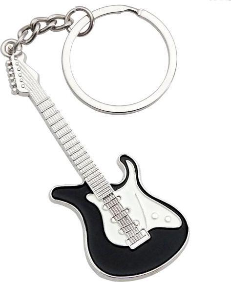 Produktbild keepdrum Schlüsselanhänger E-Gitarre in schwarz