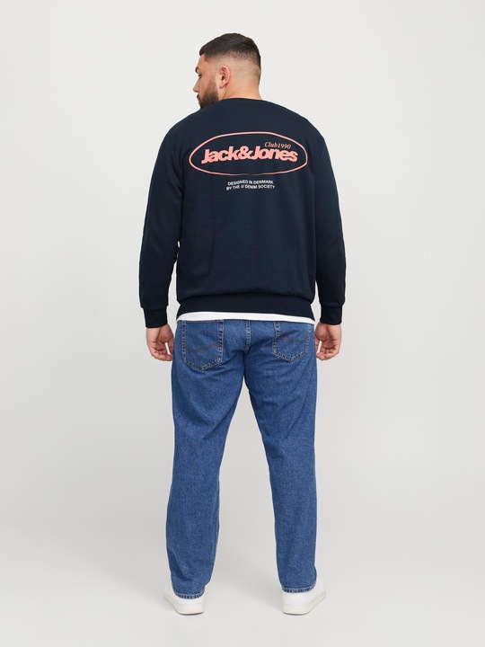 Produktbild Jack & Jones Plus Size Gedruckt Sweatshirt Sweatshirt (4XL)