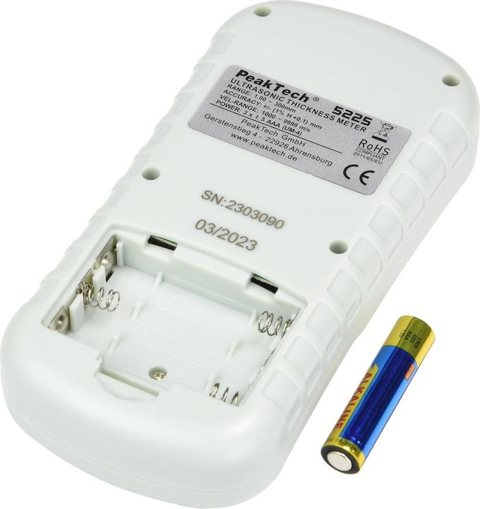 Immagine prodotto Peaktech Spessimetro del materiale, 1... 300 mm