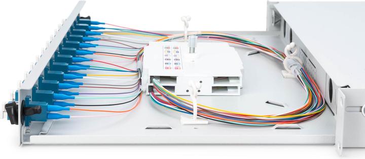 Produktbild Digitus LWL Spleissbox, bestückt, LC, OS2