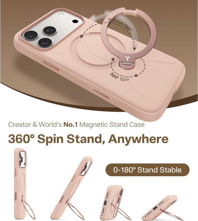 Produktbild Torras Ostand Spin Softune Series (Apple iPhone 17 Pro Max)