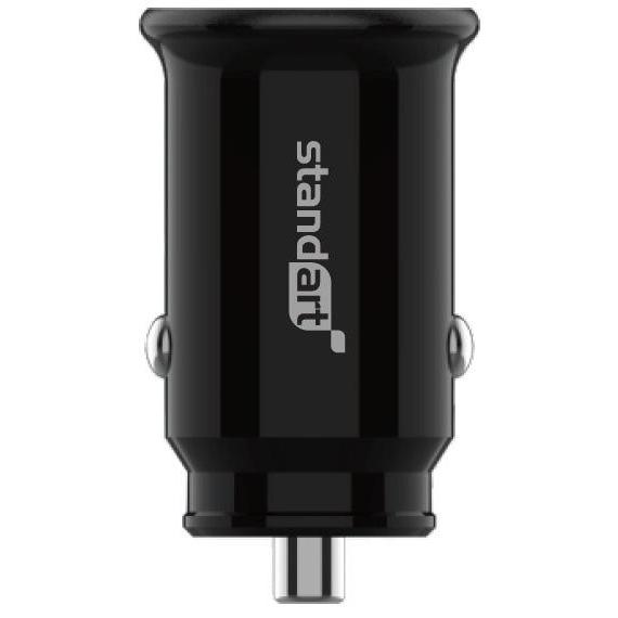 Standart CHARGER AUTO GT-ZJ21 20W USB-A/USB-C BK, Auto Adapter