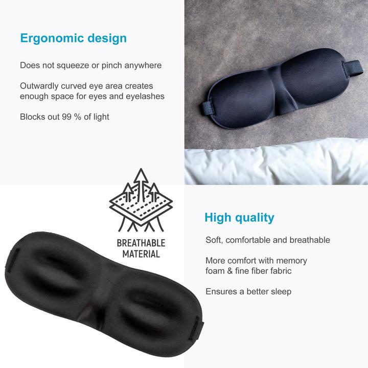 Actual product image Intirilife Eye mask (Sleeping mask)