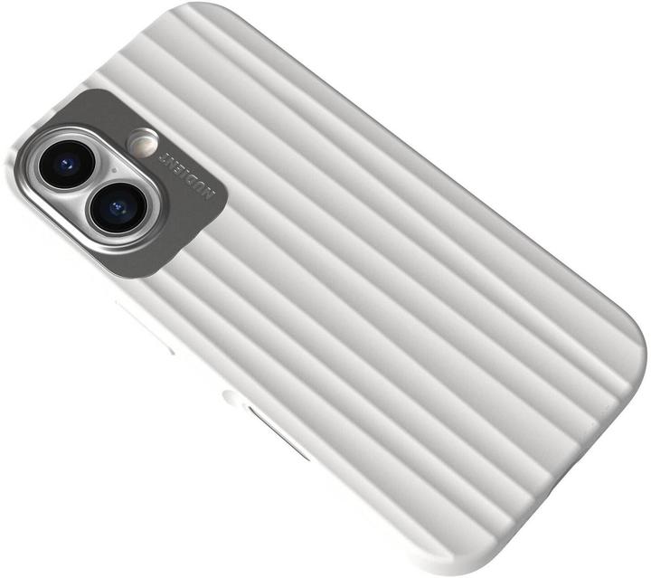 Produktbild Nudient Back Cover Bold MagSafe iPhone 16 Chalk White (Apple iPhone 16)