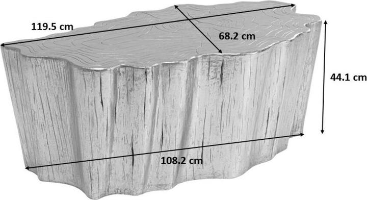 Image du produit Kare Design Table basse Tree Stump noir 119x68cm