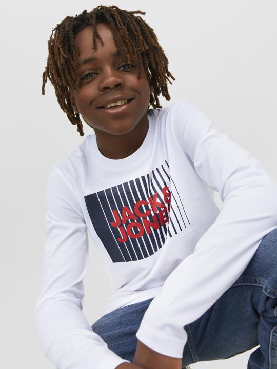 Immagine prodotto Jack & Jones Maniche lunghe con logo per ragazzi (140)