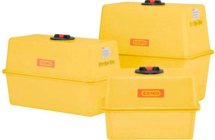 Produktbild Cemo GFK-Fass 400 L gelb