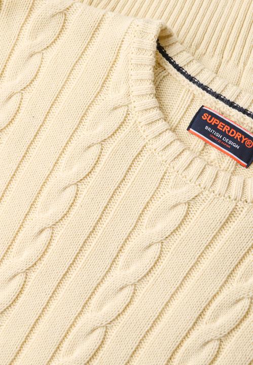 Actual product image Superdry Cotton Classic Cable Knit Crew (L)