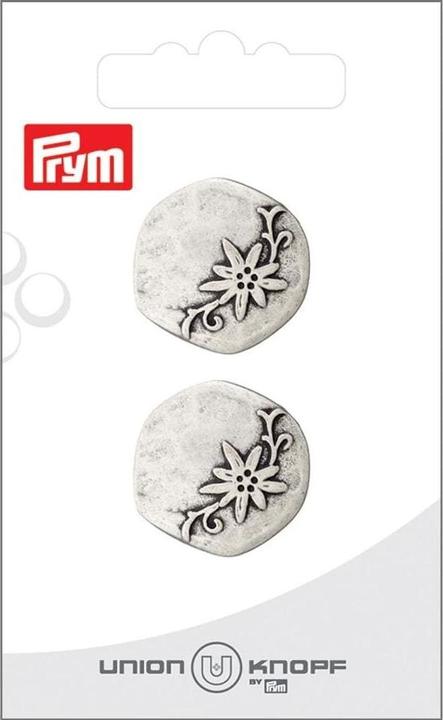Immagine prodotto Prym Bottoni in metallo da 23 mm, 2 pezzi, argento antico