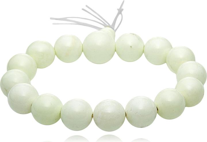 Immagine prodotto Leyda Bracciale di crisoprasio al limone (19 cm, Pietra colorata)