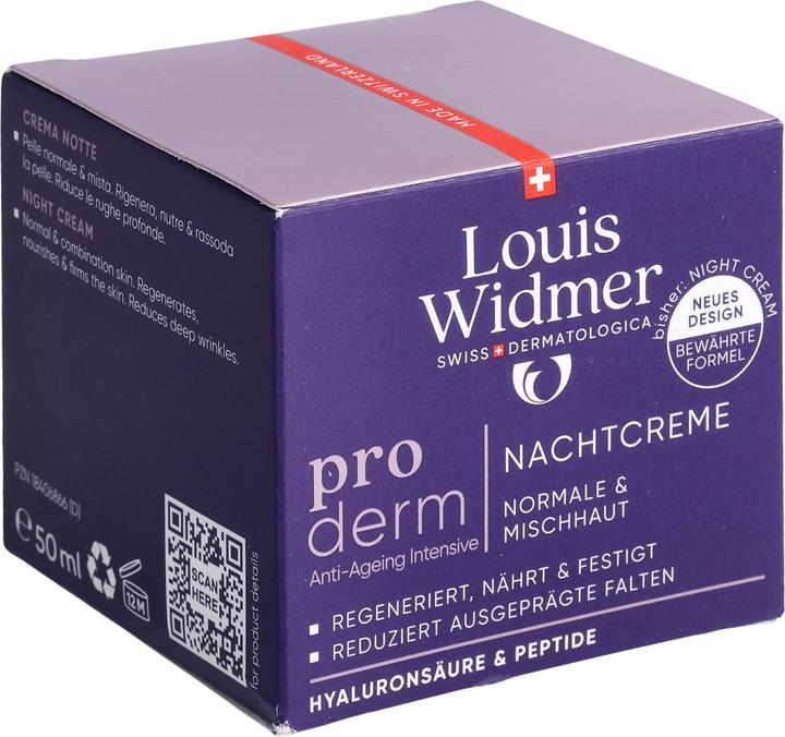 Immagine prodotto Louis Widmer Proderm Nachtcreme parf 50ml (50 ml, Crema notte)