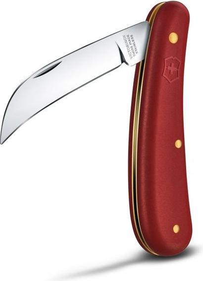 Produktbild Victorinox V-1.92 01 Gartenmesser, Gebogene Klinge, rostfreier Stahl, Rot (Pfannenset + Topfset, Edelstahl)