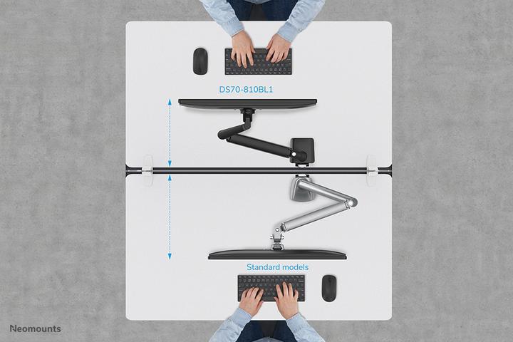 Produktbild Neomounts Desk Mount ultra flat (Tisch, 32", 9 kg)