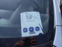 Actual product image Filmer Parkscheibe 4 in 1