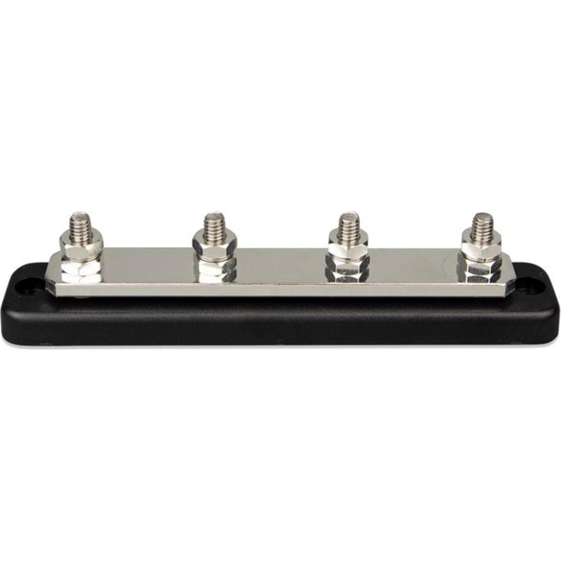 Victron Energy Sammelschiene Victron 250A 4P + Abdeckung, Batterie Zubehör, Silber, Schwarz