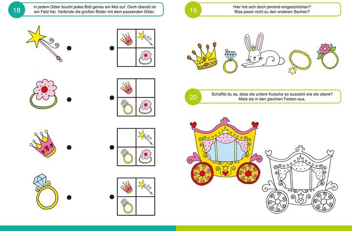 Produktbild 100 Gute-Laune-Rätsel - Prinzessinnen und Feen (Deutsch, Joshua Schulz, Loewe Kreativ, Loewe Lernen und Rätseln, 2019)