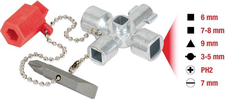 Actual product image KS Tools Mini Control Cabinet Key