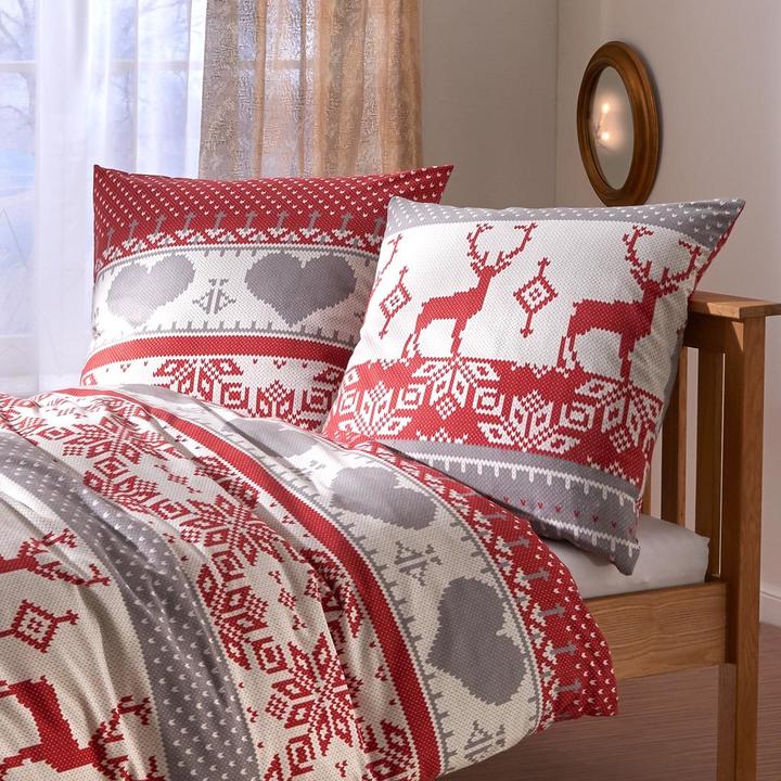 Image du produit Traumschlaf cerf (Set de linge de lit, 155x220 cm + 80x80 cm)