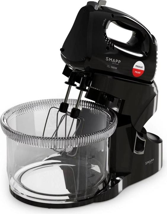 Actual product image Smapp Hand mixer Blender with bowl 451.8 2 bowls black (580 W)