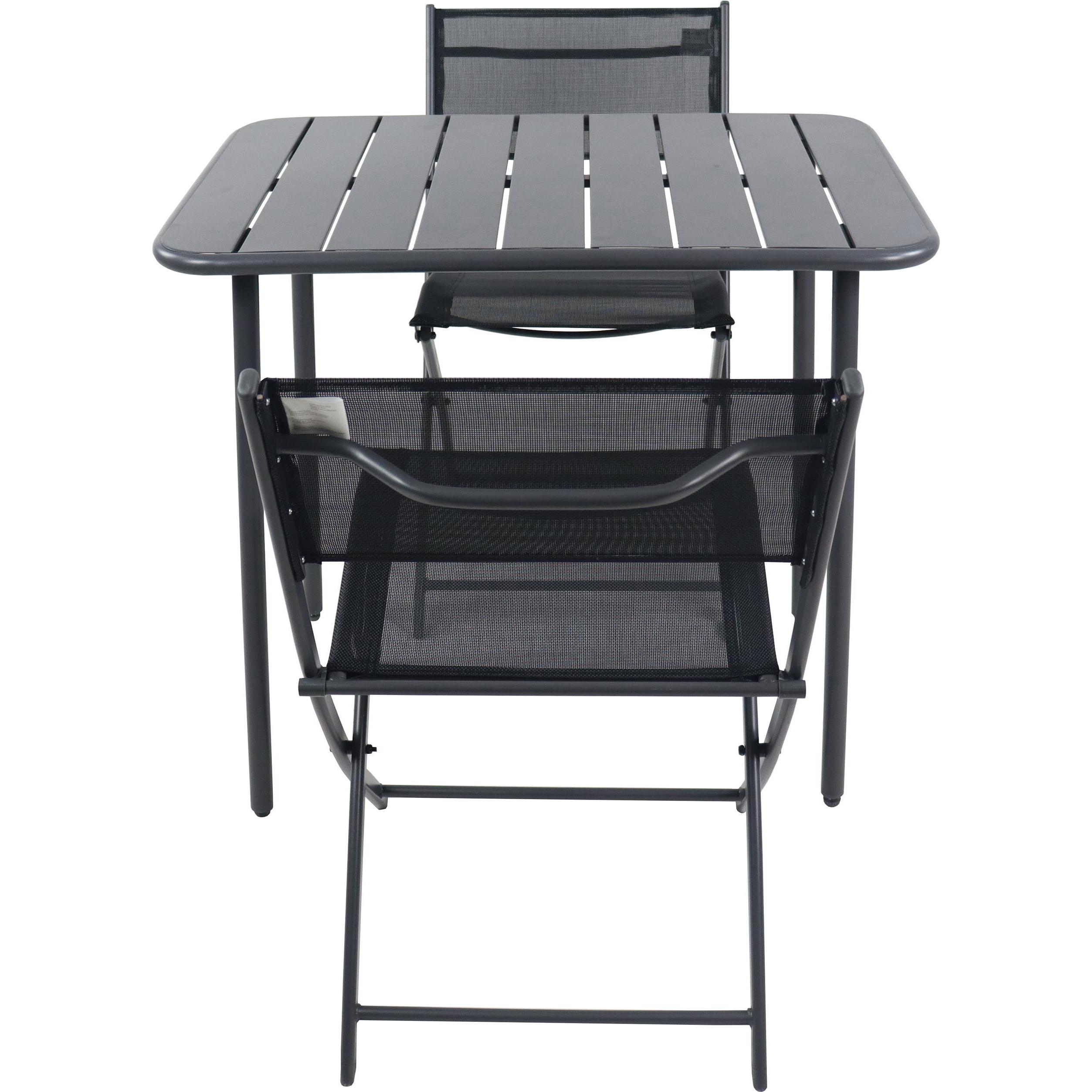 Thumbnail - VCM, Gartentisch + Balkontisch, 3 tlg. Bistroset Balkonset Garten Sumila (45 cm)