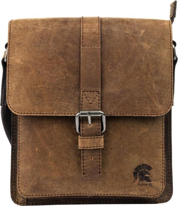 Produktbild Pylos59 Medium Schoudertas Leer - Hunter - Bruin