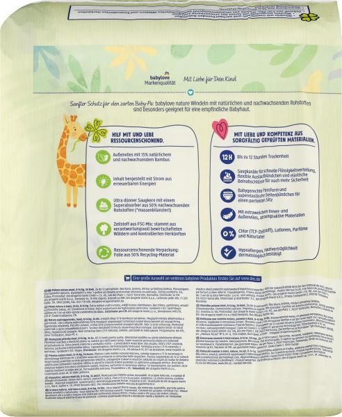 Image du produit dm babylove nature Windeln (Taille 4, Pack, 34 pcs)