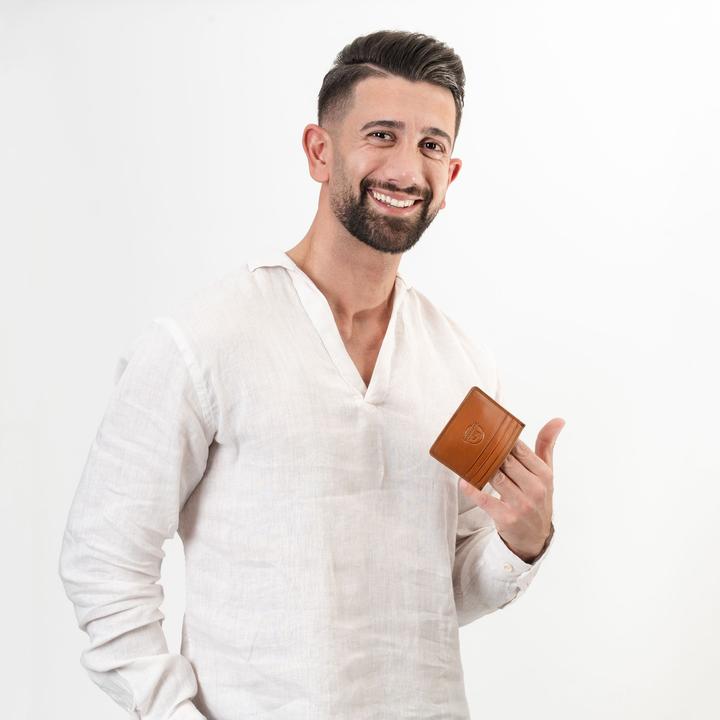 Immagine prodotto Farmhood Porta carte di credito Memphis in pelle con protezione RFID 10 cm